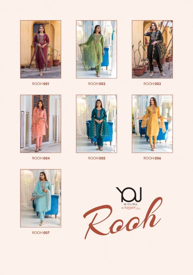 Wanna Rooh Designer Festive Wear Silk Ready Made Salwar Suit Collection